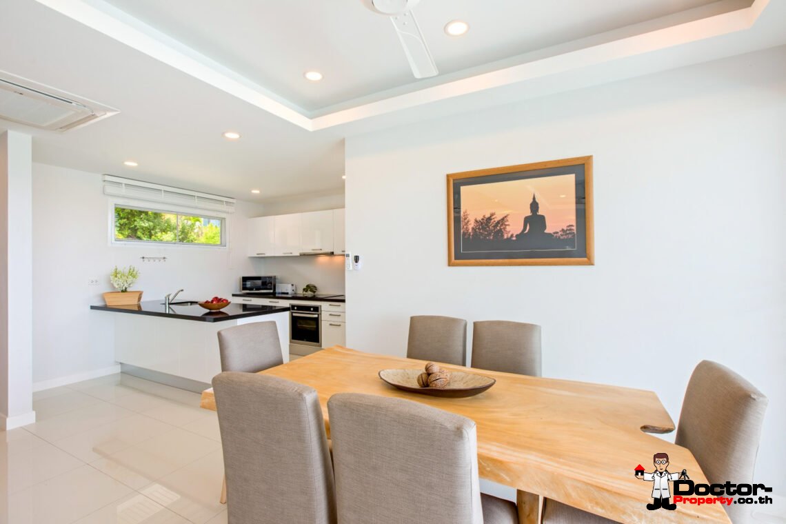 3 Bedroom Semi-Detached Pool Villa with Sea View  in Choeng Mon, Koh Samui – For Sale